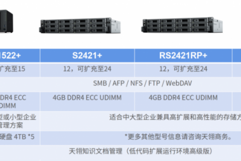 群晖五位盘ds1522 ，满足中小企业文档储存需求